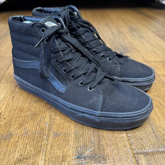 Vans Other - Vans Off The Wall Skate Shoes High Top Sneakers Men’s Size 8.5 Womens 10 Black